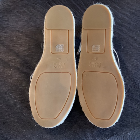 New Eileen Fisher Suede Espadrilles - Picture 3 of 3